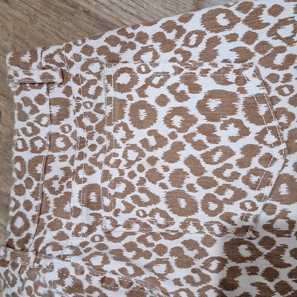 Saints & Hearts Leopard Print Flare Pants Size Small Boho Bell Bottom #1022 - Picture 7 of 12